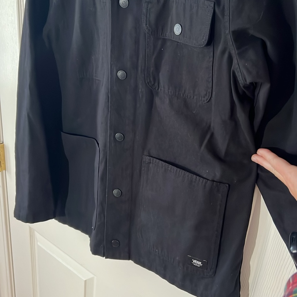 NWOT Vans Men's Drill Chore Coat Jacket Black, Medium‎ - Picture 6 of 12